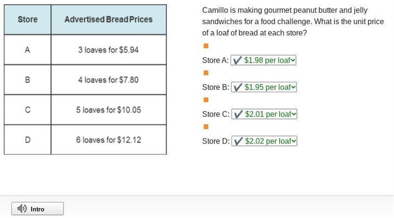 Camillo is making gourmet peanut butter and jelly sandwiches for a food challenge-example-1