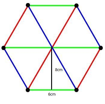 The complex polygon below represents the layout of a parking lot. Find the area of-example-1