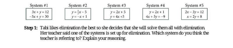 Tabi likes elimination the best so she decides that she will solve them all with elimination-example-1