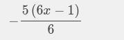 Simplyfy -6x+8/6-3/2x-1/2+5/2x-example-1