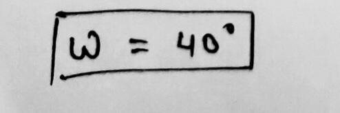 What is the value of w to the nearest degree-example-1