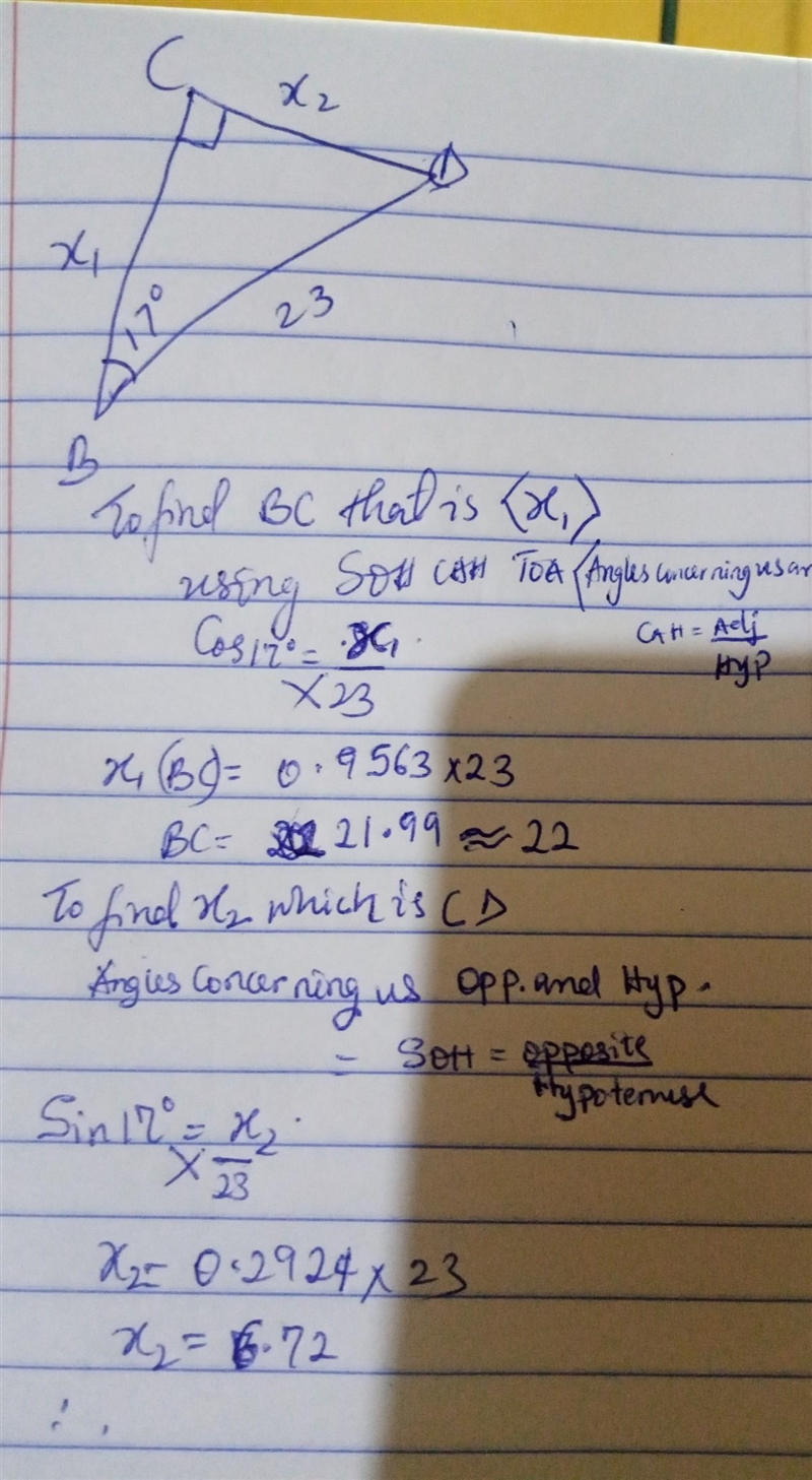 Solve BCD. Round the answers to the nearest hundredth, if necessary.-example-1