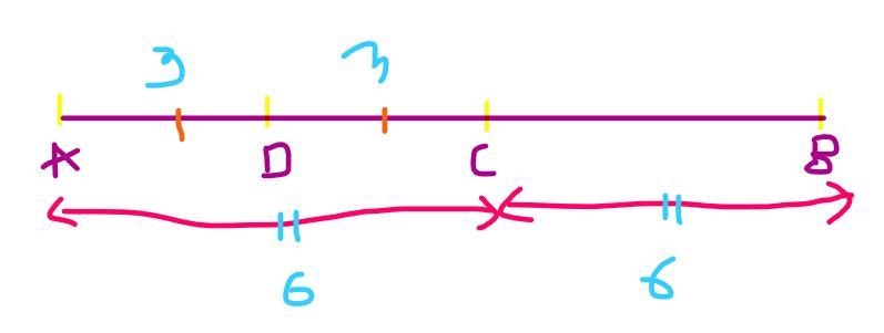 if D is the midpoint of segment AC, C is the midpoint of segment AB and AD=3cm what-example-1