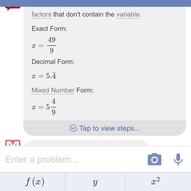 Please solve this for me 9x+6+45=100-example-1