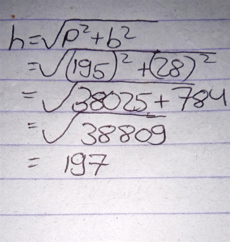 Find the missing side of the triangle​-example-1