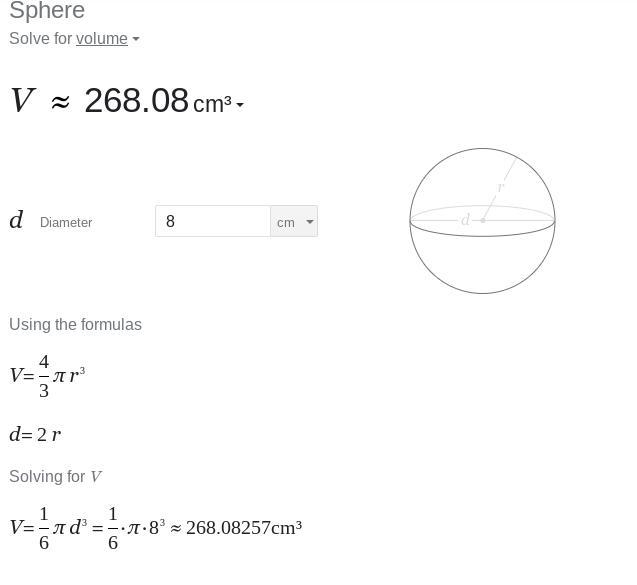 A science teacher fills a spherical bubble with hydrogen gas. The bubble has a diameter-example-1