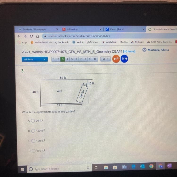 Mrs. Aguirre is going to plant a rectangular garden in her rectangular backyard, as-example-1