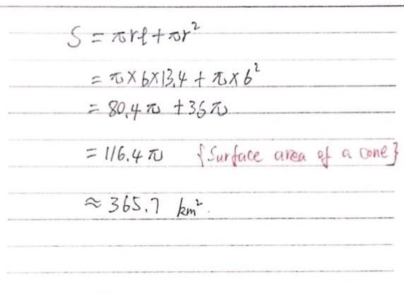 Find the surface area of each figure. Round to the nearest tenth if necessary.​-example-1