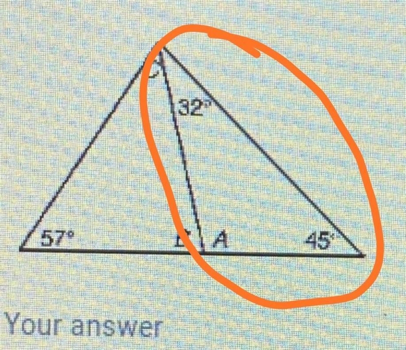 What is the measure of angle A in the given triangles?-example-1