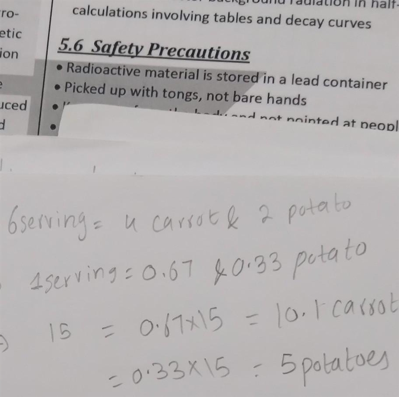 PLS HELP IM DESPERATE Mark's soup recipe makes 66 servings and uses 44 carrots and-example-1