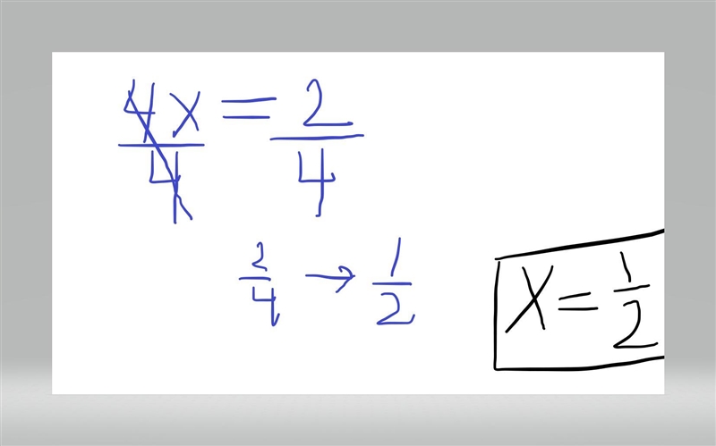 4x = 2 what is the answer ​-example-1