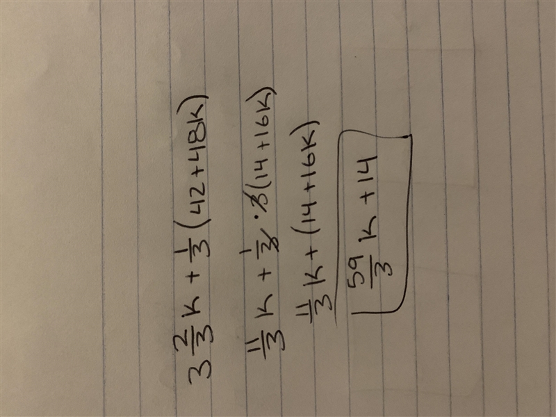 Simplify the expression. Write your answer using an improper fraction with no spaces-example-1