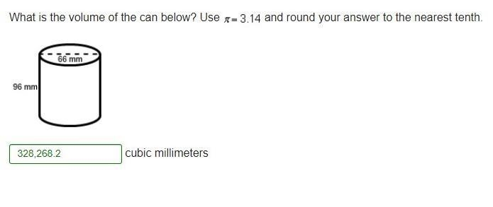 What is the volume of the can below? Use Pi = 3.14 and round your answer to the nearest-example-1