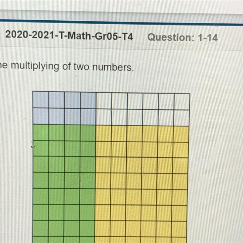 Ariana shaded parts of the hundredths model below to represent the product of two-example-1