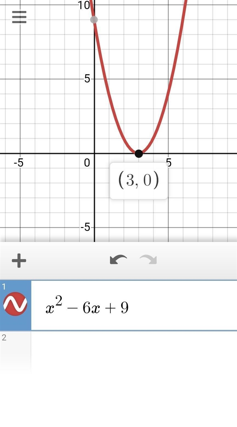 X2 - 6x + 9 help solve-example-1