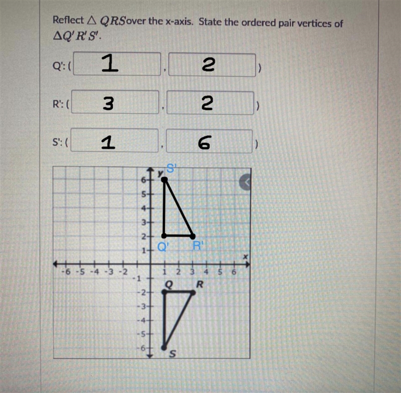 I need help with a geometry problem! It’s about reflection-example-1