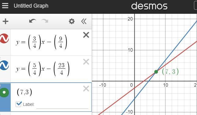 3x-4y= 3x−4y= \,\,9 9 -5x+4y= −5x+4y= \,\,-23 −23-example-1