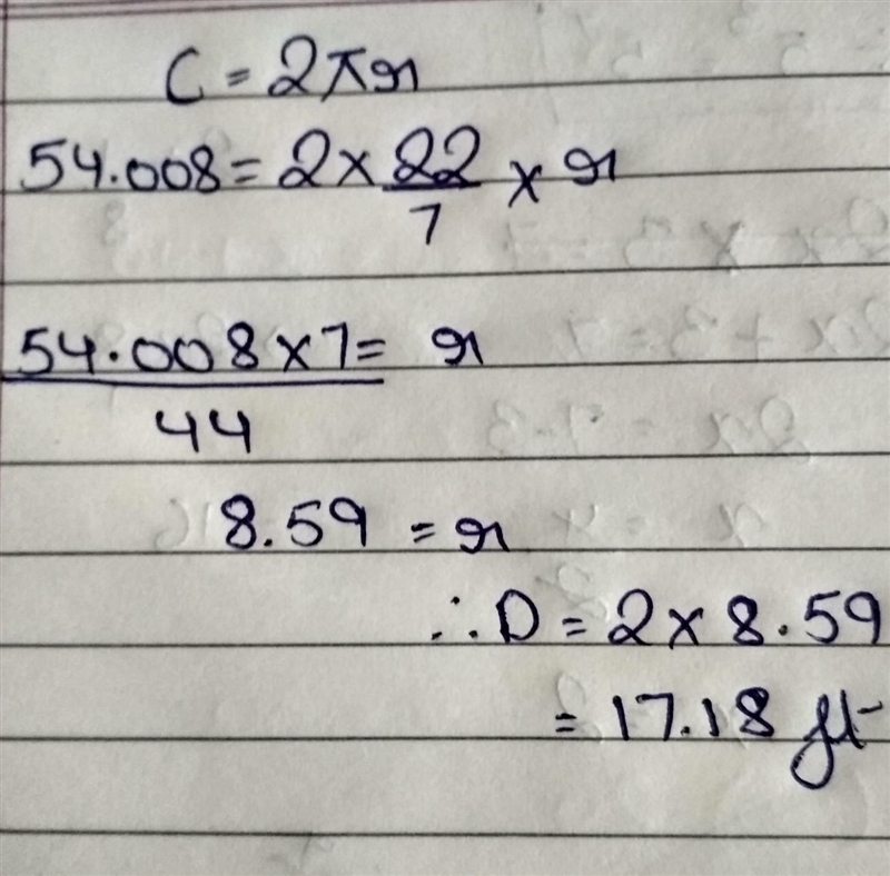 The circumference of a circle is 54.008 feet. What is the circle's diameter?-example-1