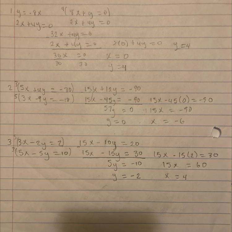 Whats the solutions to these using substitution method pls show ur work-example-1