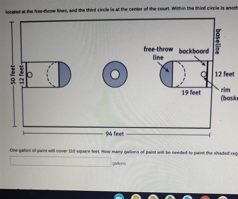 One gallon of paint will cover up 110 square feet. How many gallons of paint will-example-1