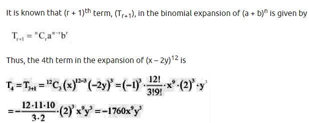 Find the term indicated in the expansion. (x + 2y)*; fourth term Helppppppp-example-1