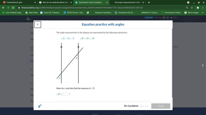 He angle measurements in the diagram are represented by the following expressions-example-1