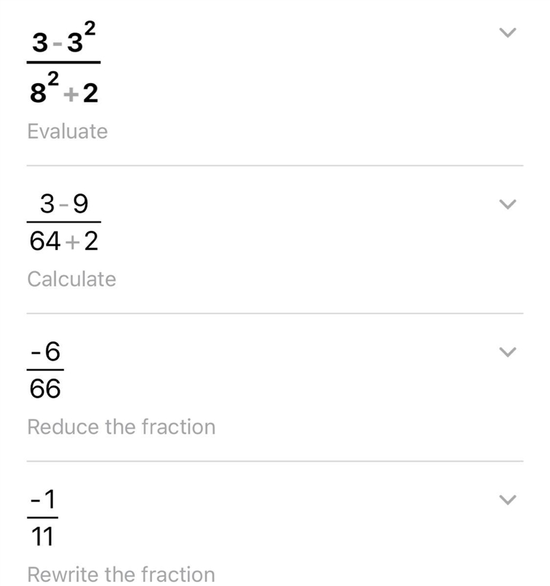 (3-3^(2) )/(8^(2)+2 )-example-1