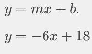 The slope of x/3 + y/-6 =1 ?-example-1