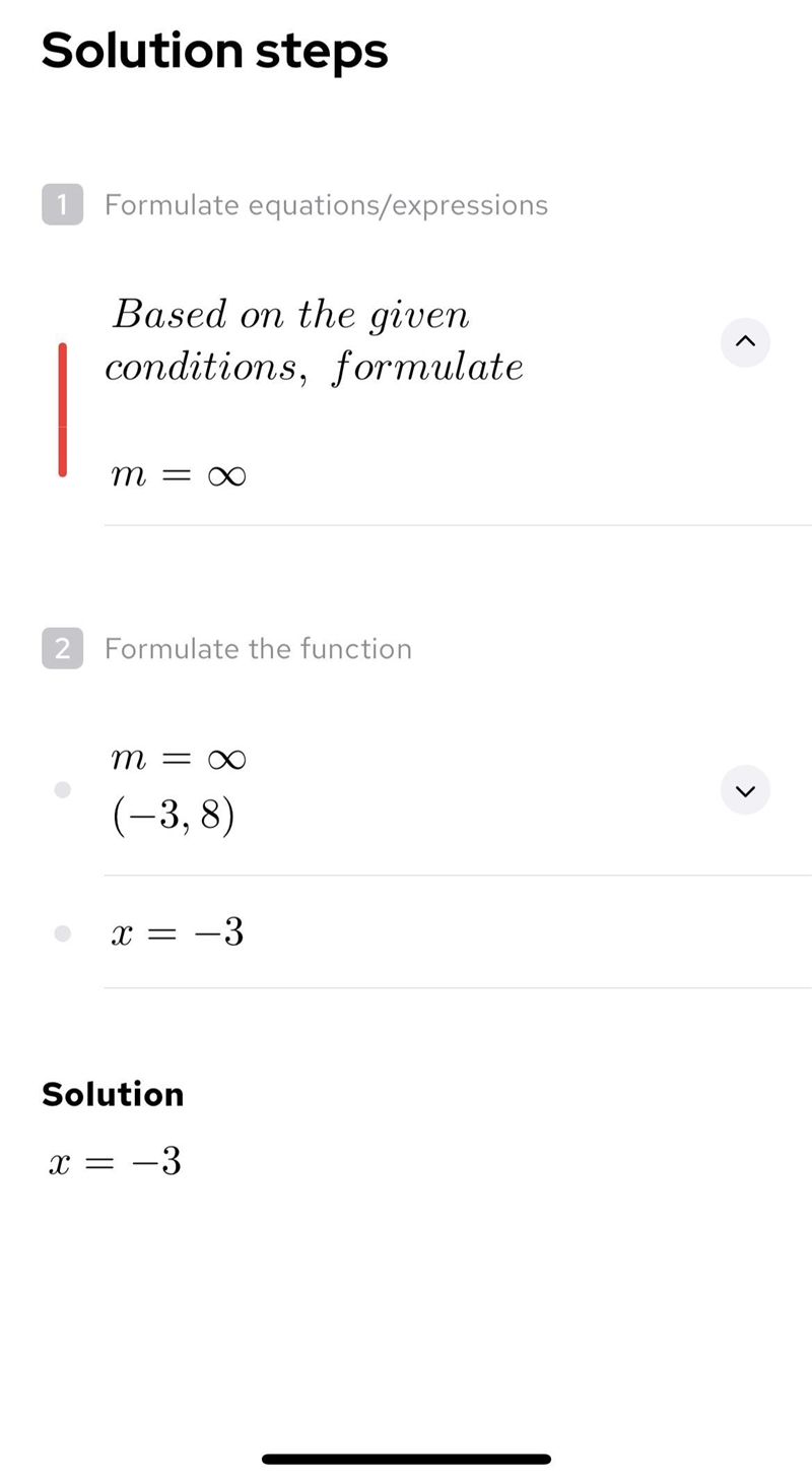 What is the equation of the vertical line that contains the point (-3,8)?-example-1