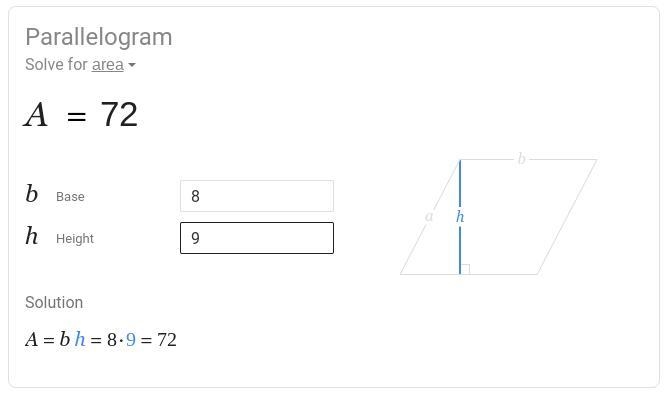 What is the area of the parallelogram?-example-1