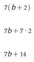 Which expression is equivalent to 7(b+2)?-example-1