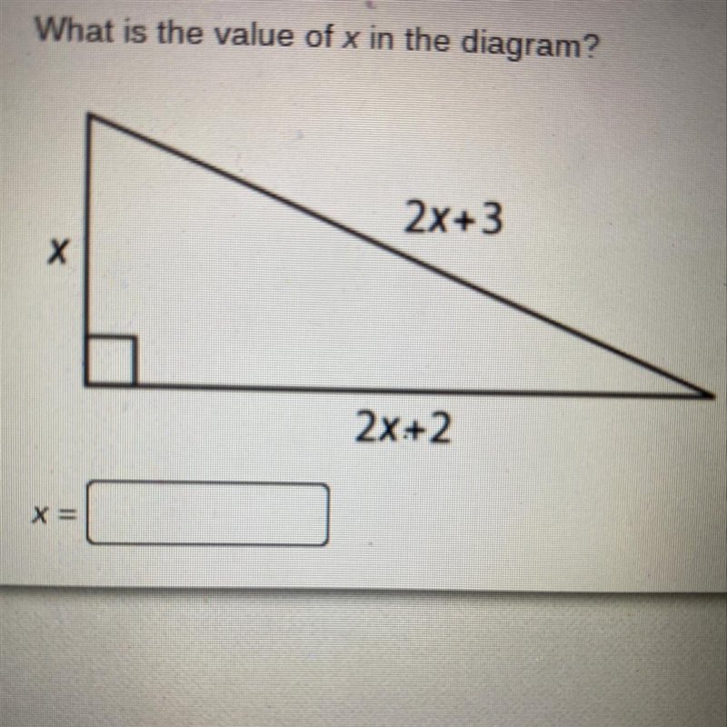 What is the value of x in the diagram?-example-1