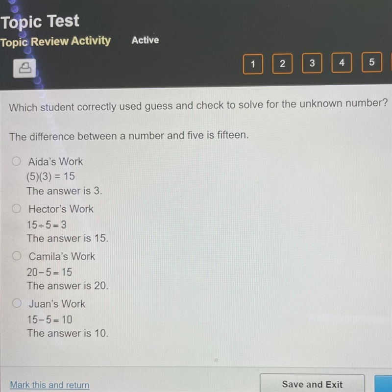 Which student correctly used guess and check to solve for the unknown number? The-example-1