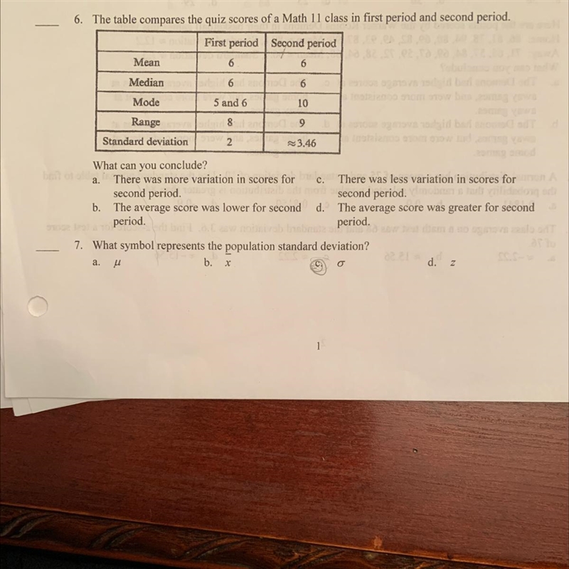 I’m confused about #6, anyone know the answer?-example-1