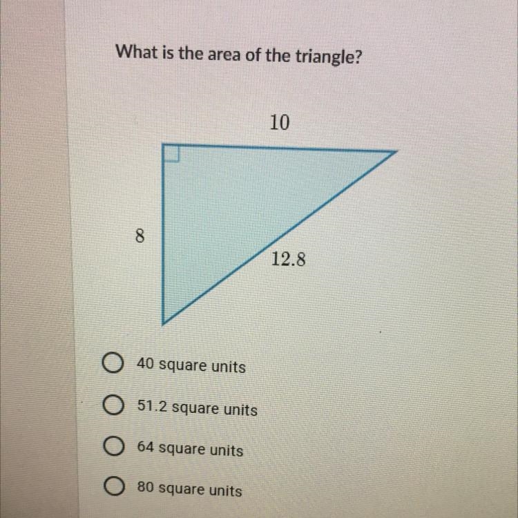 What is the area of the triangle need help!!-example-1