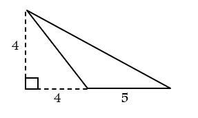 Find the area of the triangle below.-example-1