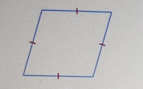 Pick all the names for this shape. a) square b) quadrilateral c) rhombus d) parallelogram-example-1