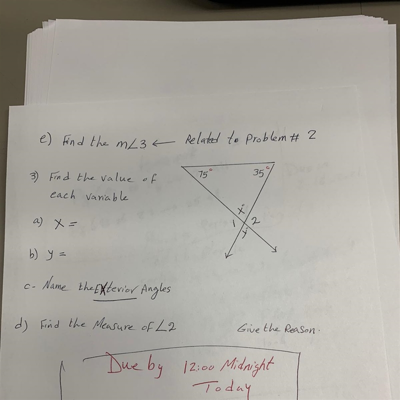 Only need E. 3. And A and B try to show work if you can-example-1