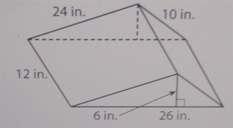 Find the total surface area of the prism below​-example-1