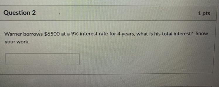 What is his total interest?-example-1