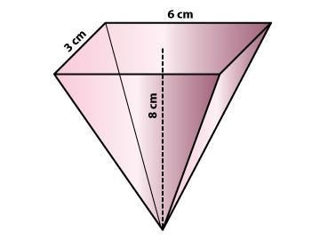 Find the volume of the pyramid shown.-example-1