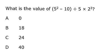 (SOMEONE HELP ME, NO LINKS) What is the value of (5 2 -10) divided by 5 x 2 3?-example-1