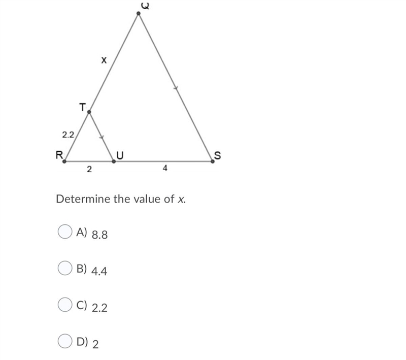 Image Determine the value of x.-example-1