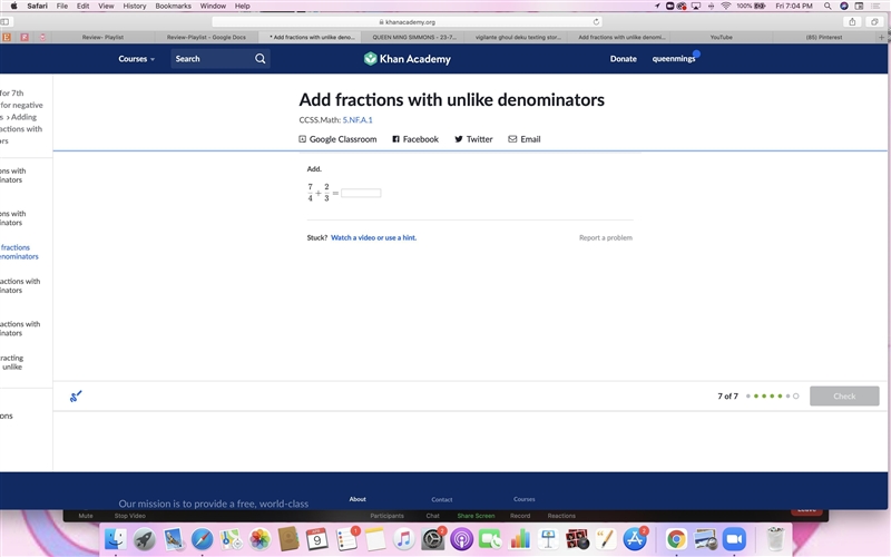 Add fractions with unlike denominators-example-1