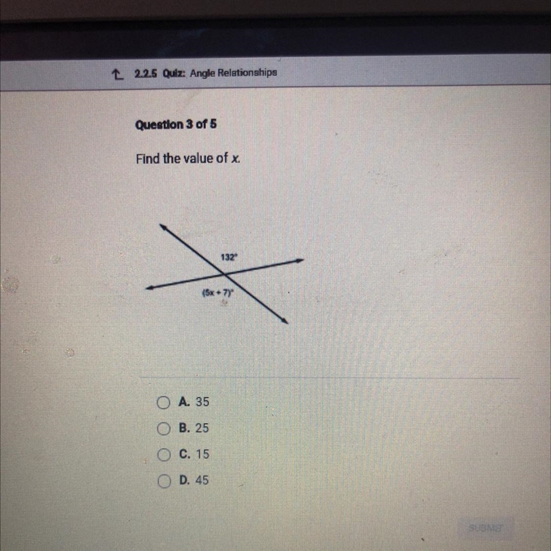 Find the value of x. HURRY-example-1