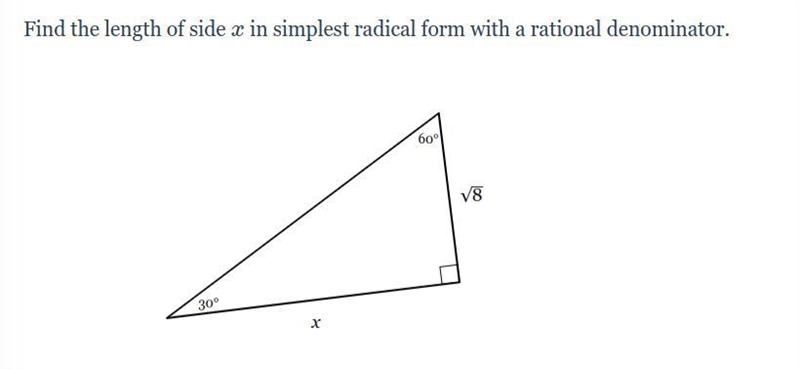 Help please hurry NO LINKS!!! Special Right Triangles (Radical Answers)-example-1