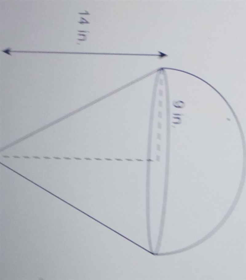 A prop for the theater club's play is constructed as a cone topped with a half-sphere-example-1