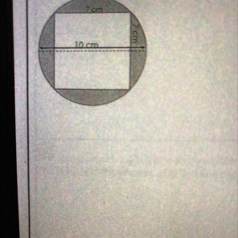 Find the area of the shaded region-example-1