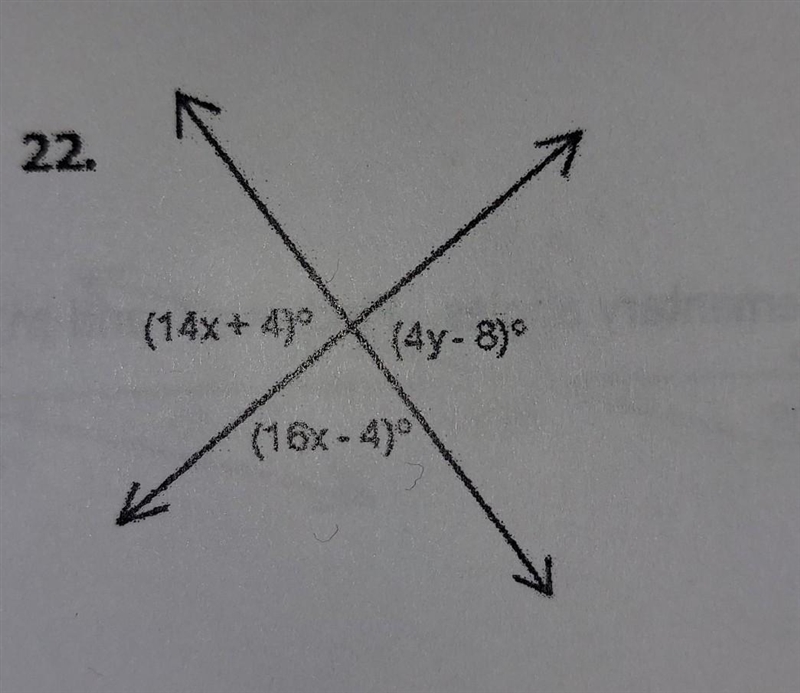 Find the value of x and y.​-example-1