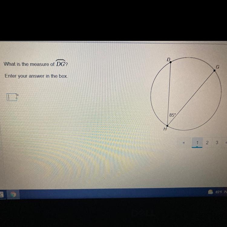 What is the measure of DG?-example-1